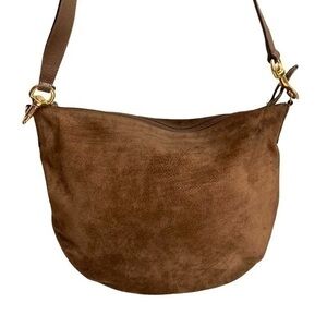 Gucci ultra rare brown suede leather hobo bag WOW